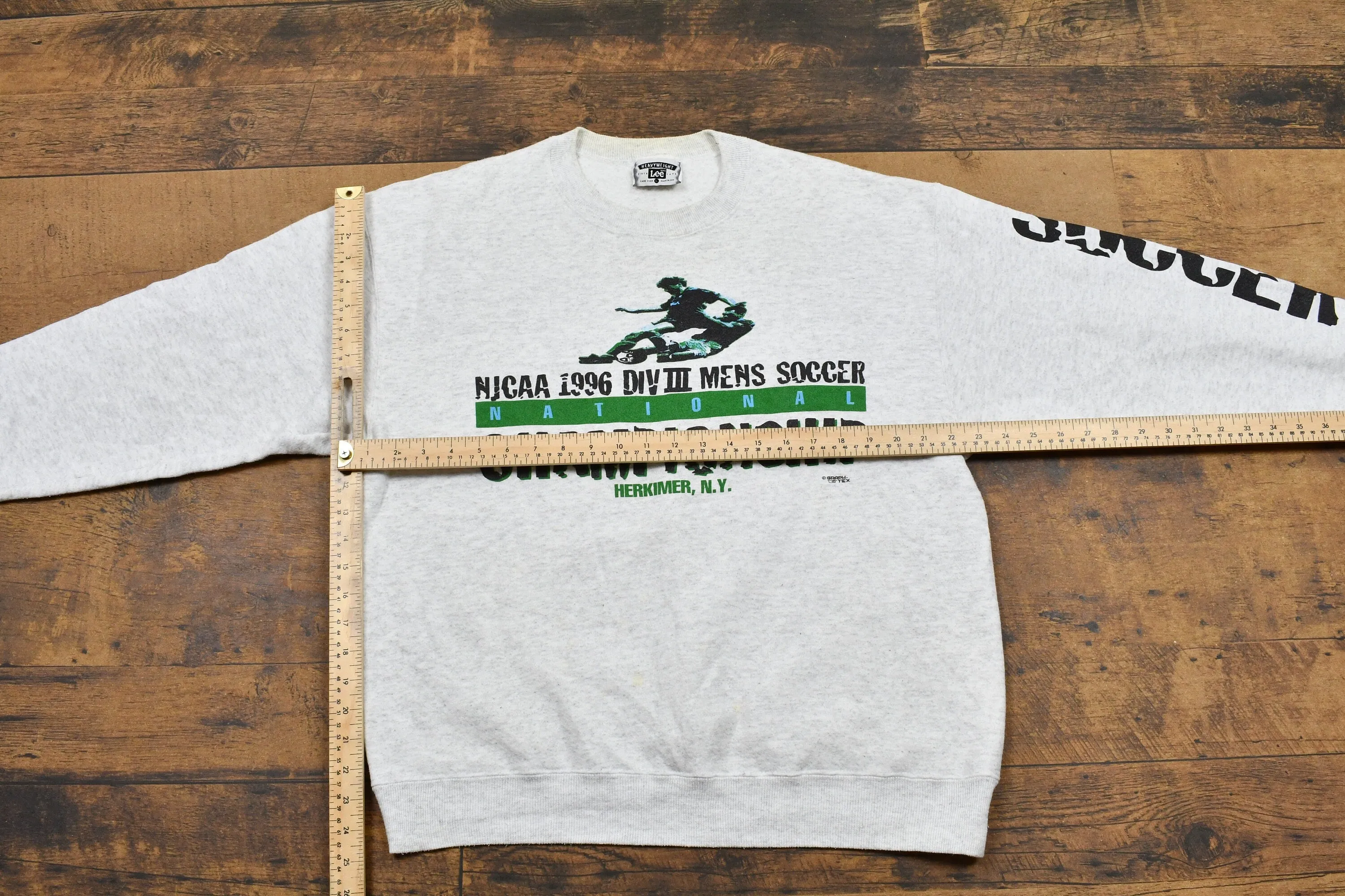 Vintage 1996 Soccer Championship Sportswear Graphic Sweatshirt / 90s Crewneck / Soccer Sweater / American Pullover Sweatshirt Made In USA