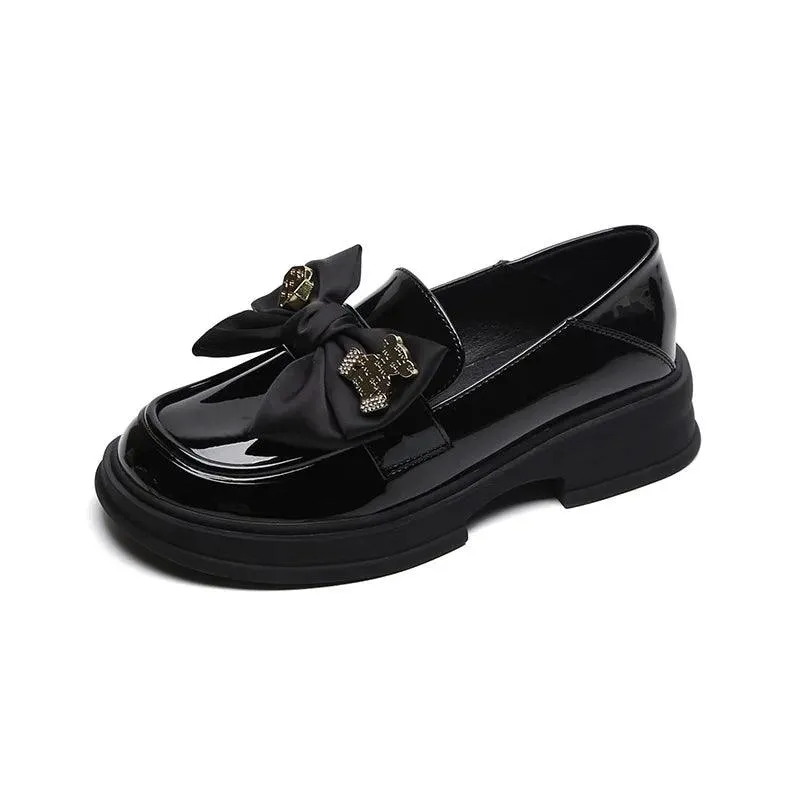 Women's Casual Leather Low Heel Loafers - W523-6 Shoes